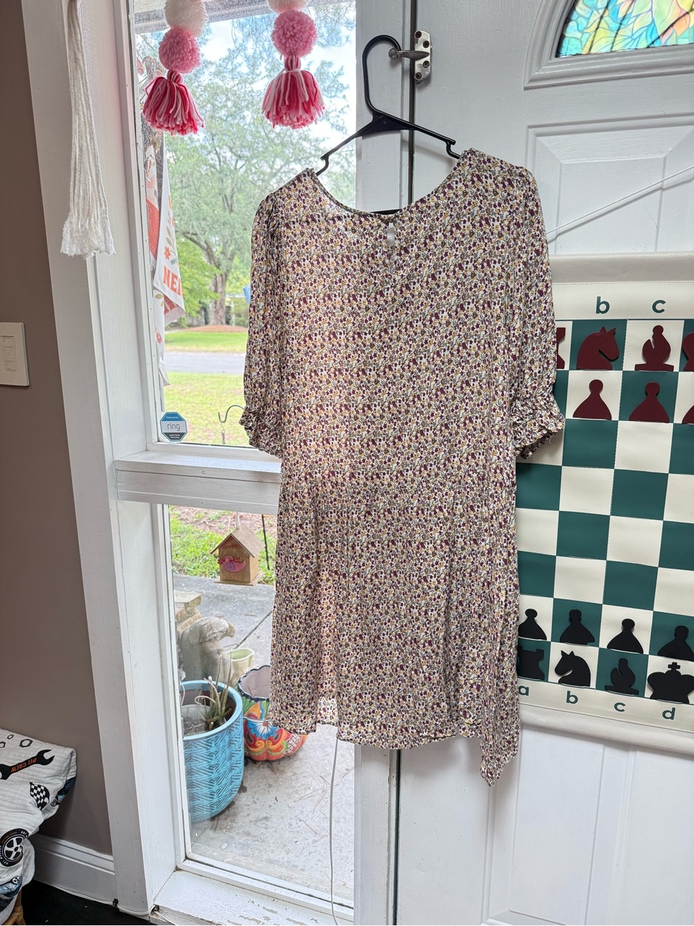 Natural Life Ditsy Floral Mini Dress Size Medium! - Picture 4 of 4